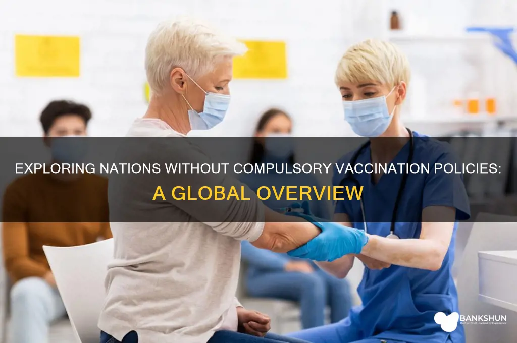 what countries do not have mandatory vaccinations