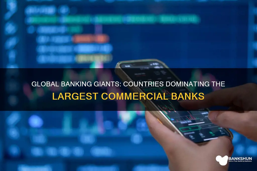 what countries have the largest commercial banks