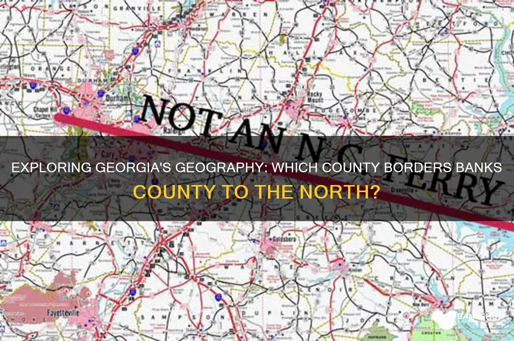 what county is north of banks county