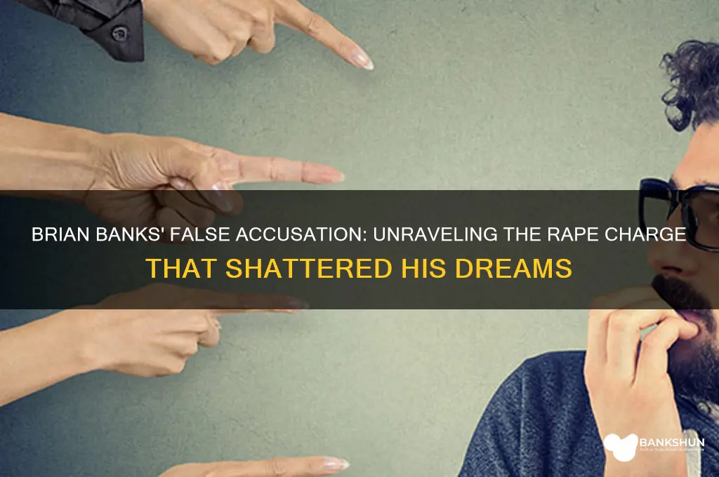 what crime was brian banks accused of