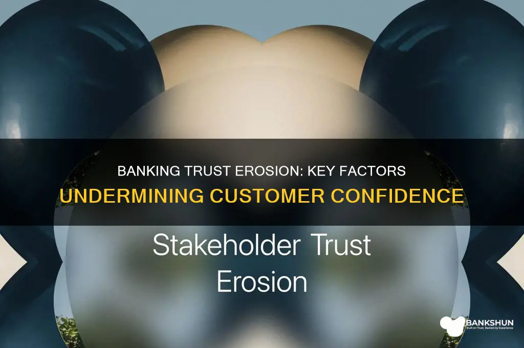 what destroys trust of customers in banking
