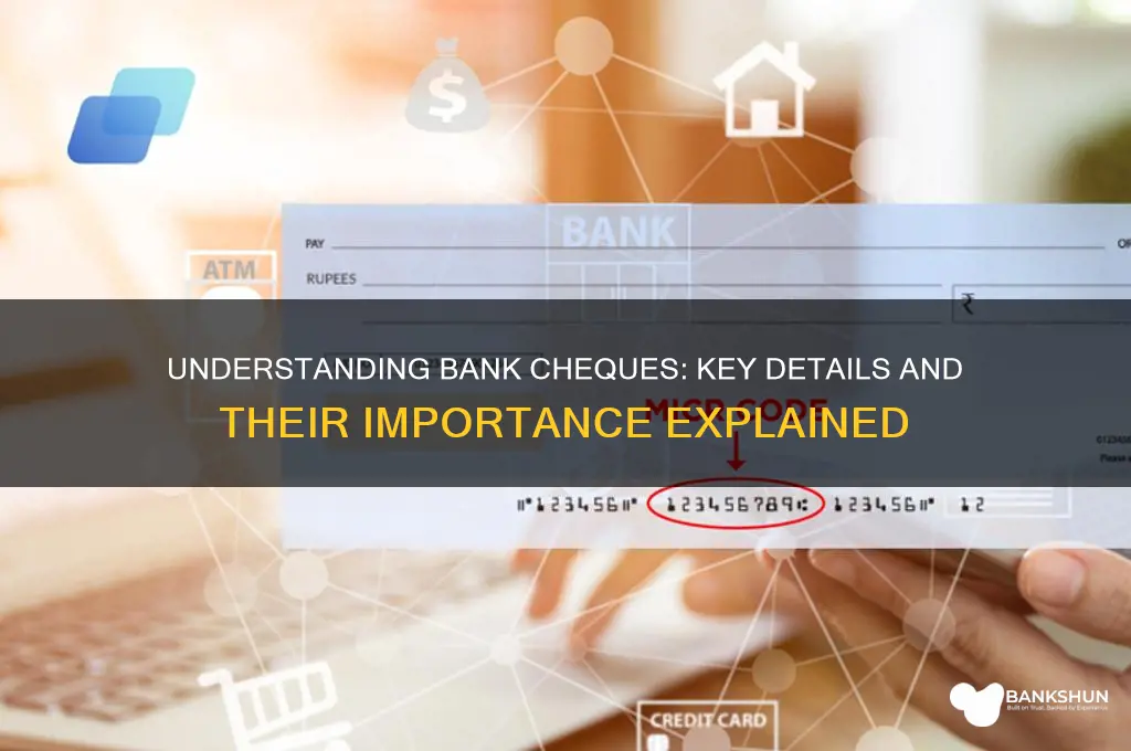 what details are in a bank cheque