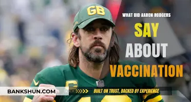 Aaron Rodgers' Controversial Vaccination Comments: Unpacking the NFL Star's Statement