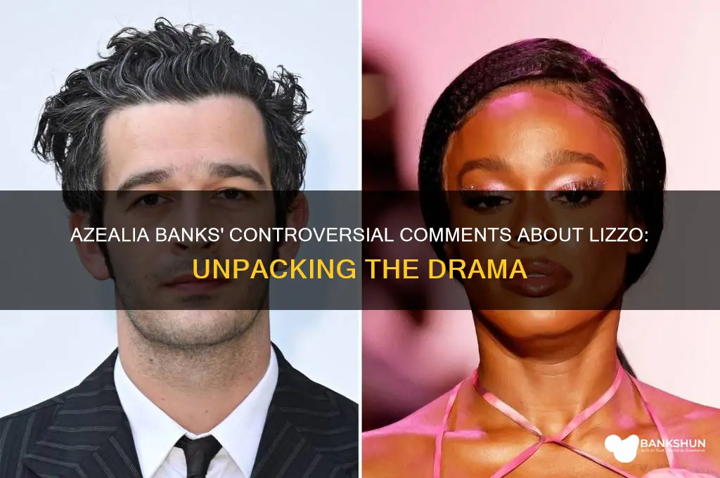 what did azealia banks say about lizzo