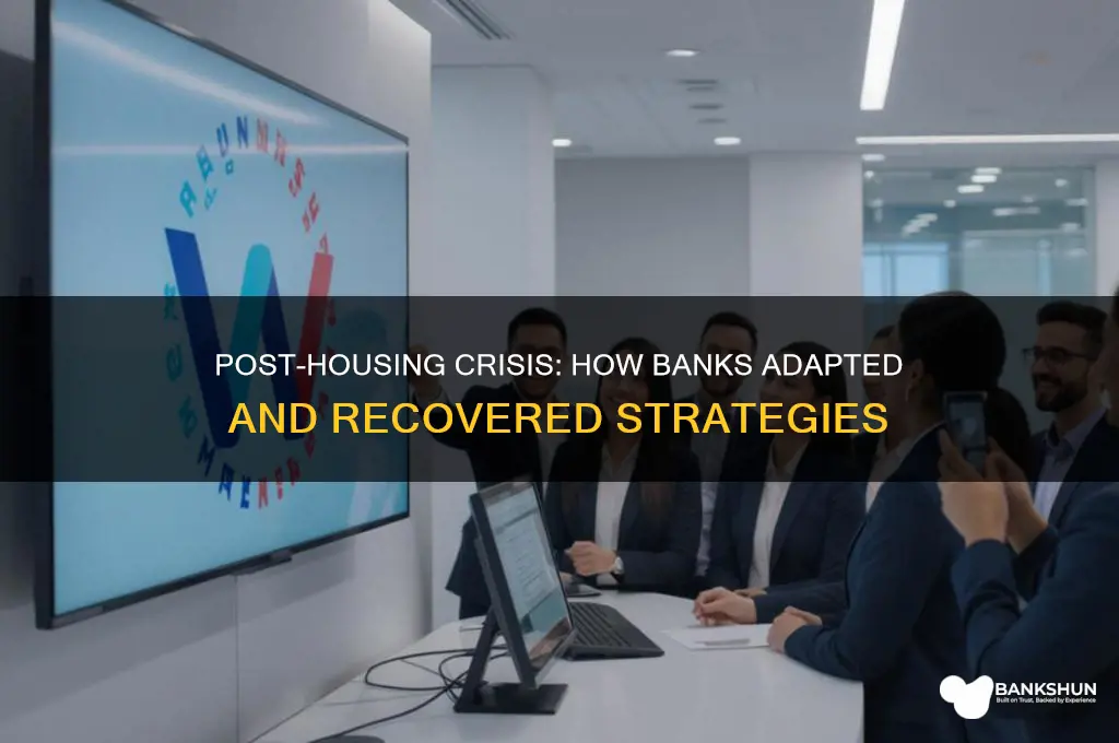 what did banks do after housing crisis