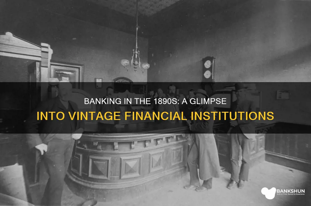 what did banks look like it 1890s