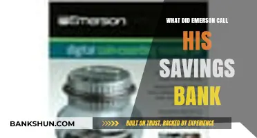 Emerson's Unique Name for His Savings Bank: A Historical Insight