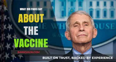 Fauci's Insights: What He Said About the COVID-19 Vaccine