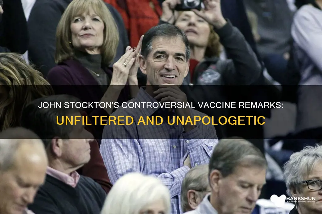 what did john stockton say about vaccines
