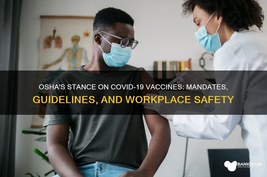what did osha say about the vaccine