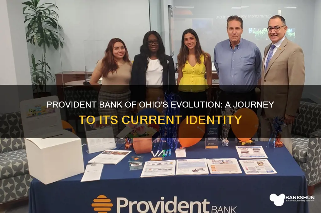 what did provident bank of ohio become