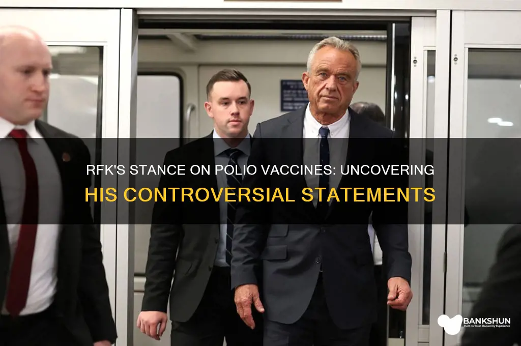 what did rfk say about polio vaccine