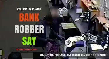 Dyslexic Bank Robber's Confusing Note: A Humorous Misunderstanding Unveiled