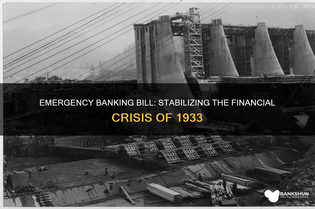 what did the emergency banking bill do
