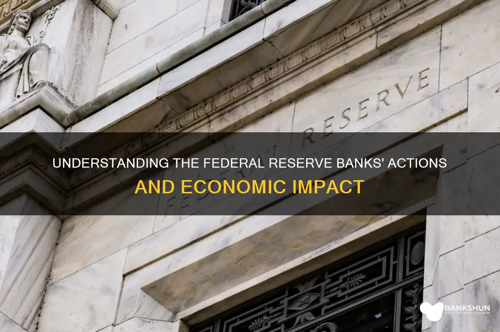 what did the federal reserve banks do
