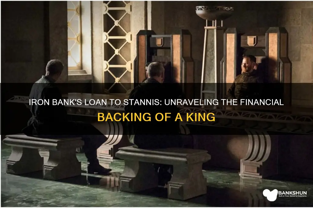 what did the iron bank lend stannis
