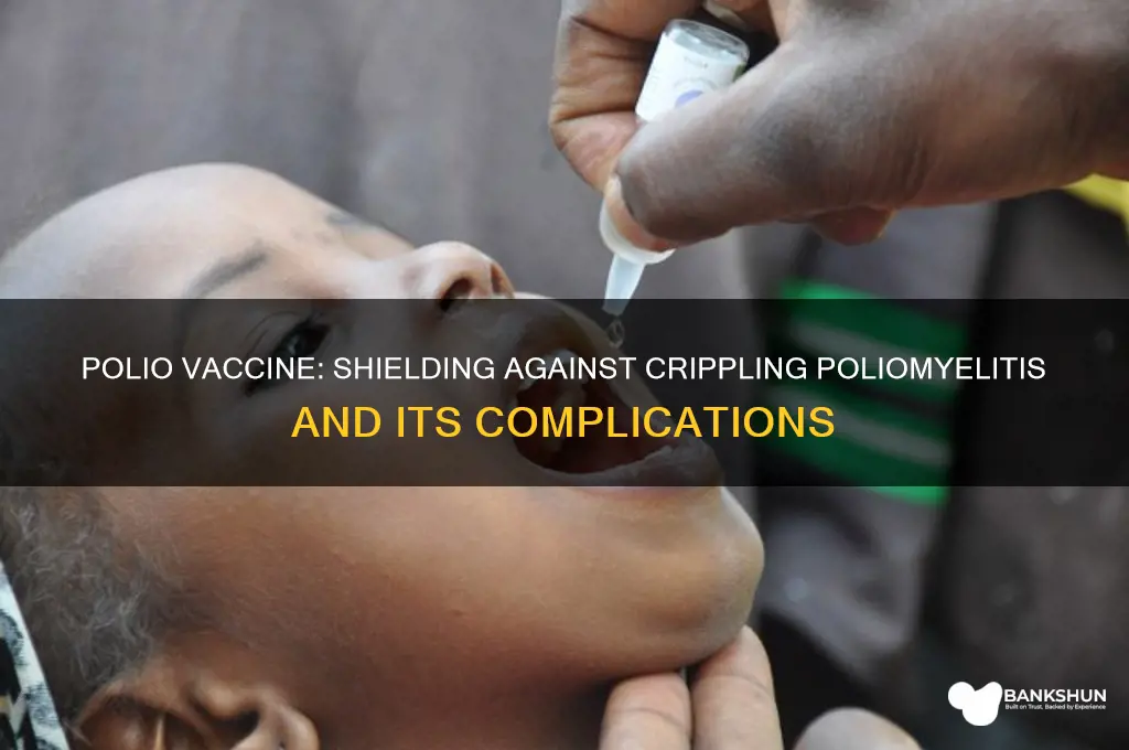 what disease does polio vaccine protect against