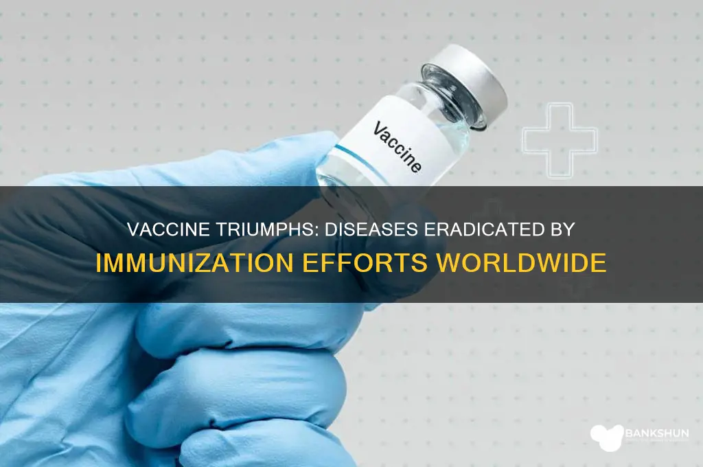 what disease has been eradicated by vaccines