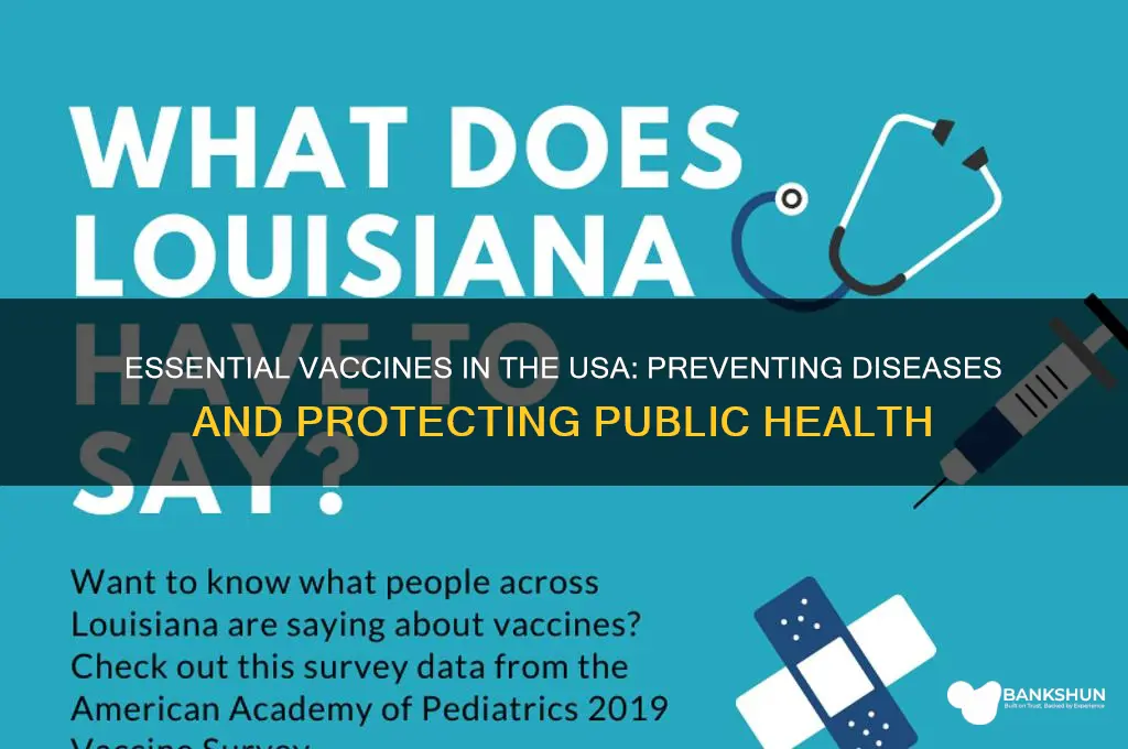what diseases are vaccinated against in usa