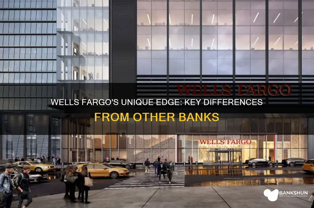 what distinguishes wells fargo from other banks