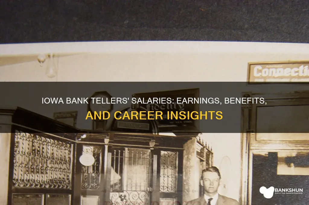 what do bank tellers make in iowa