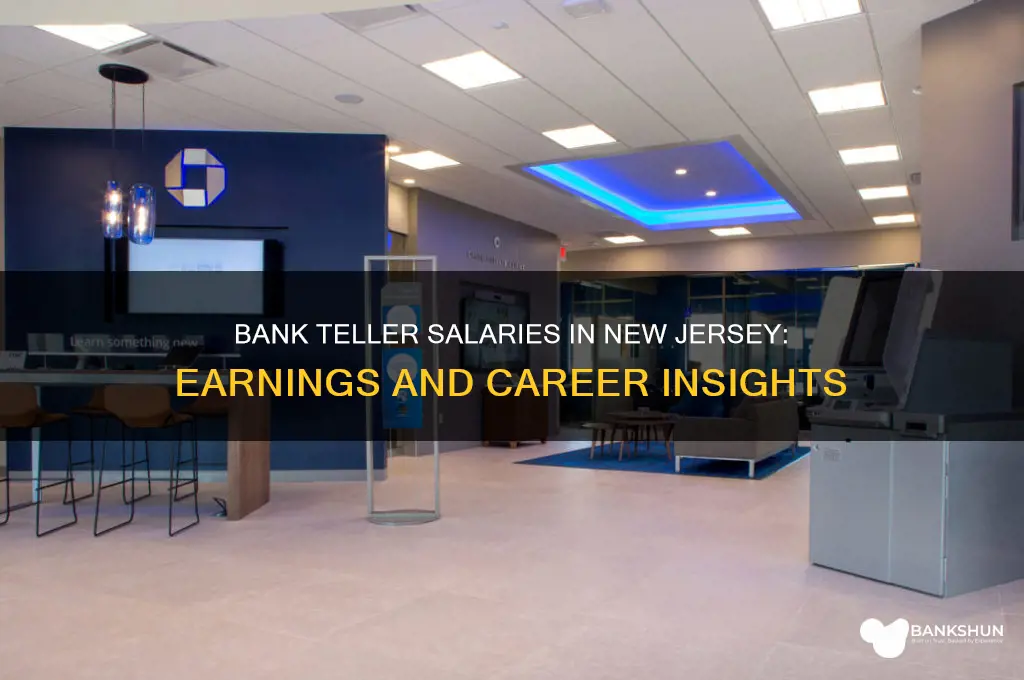 what do bank tellers make in nj