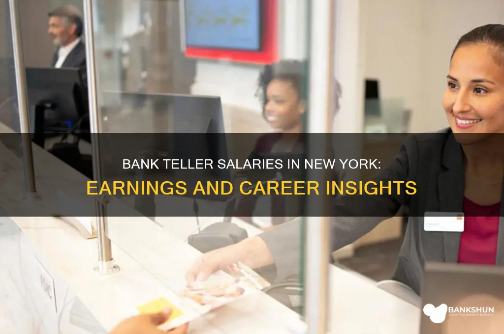 what do bank tellers make in ny