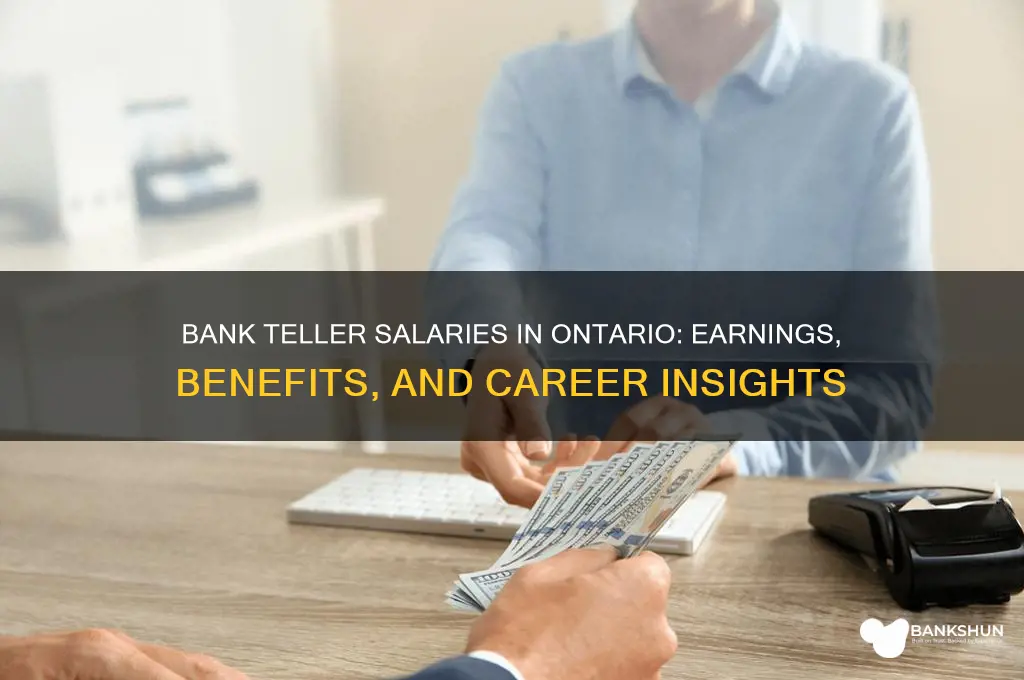 what do bank tellers make in ontario
