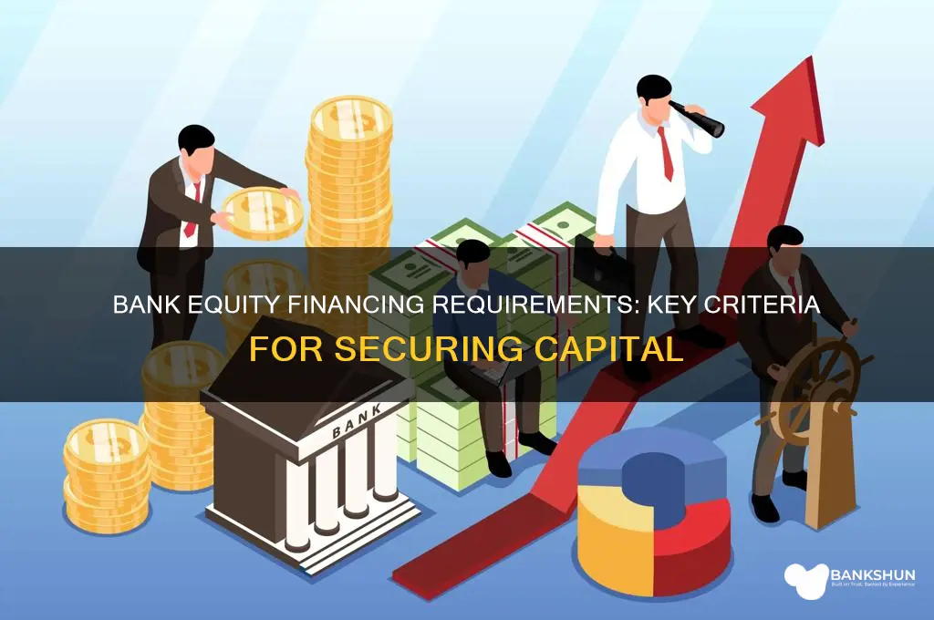 what do bankes require for equity financing