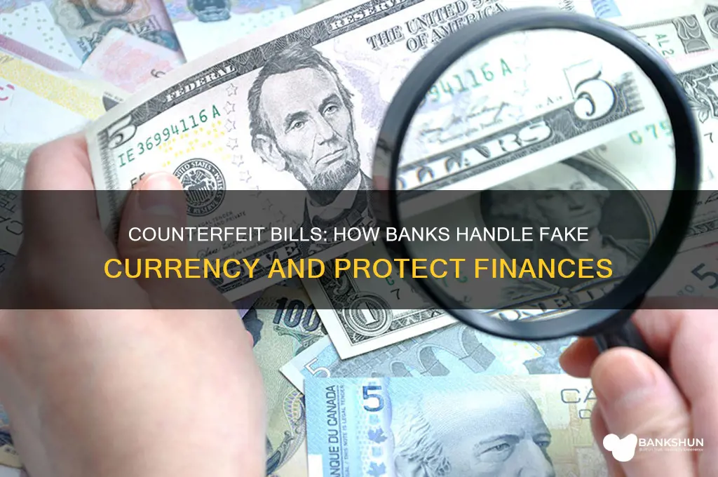 what do banks do with counterfeit bills