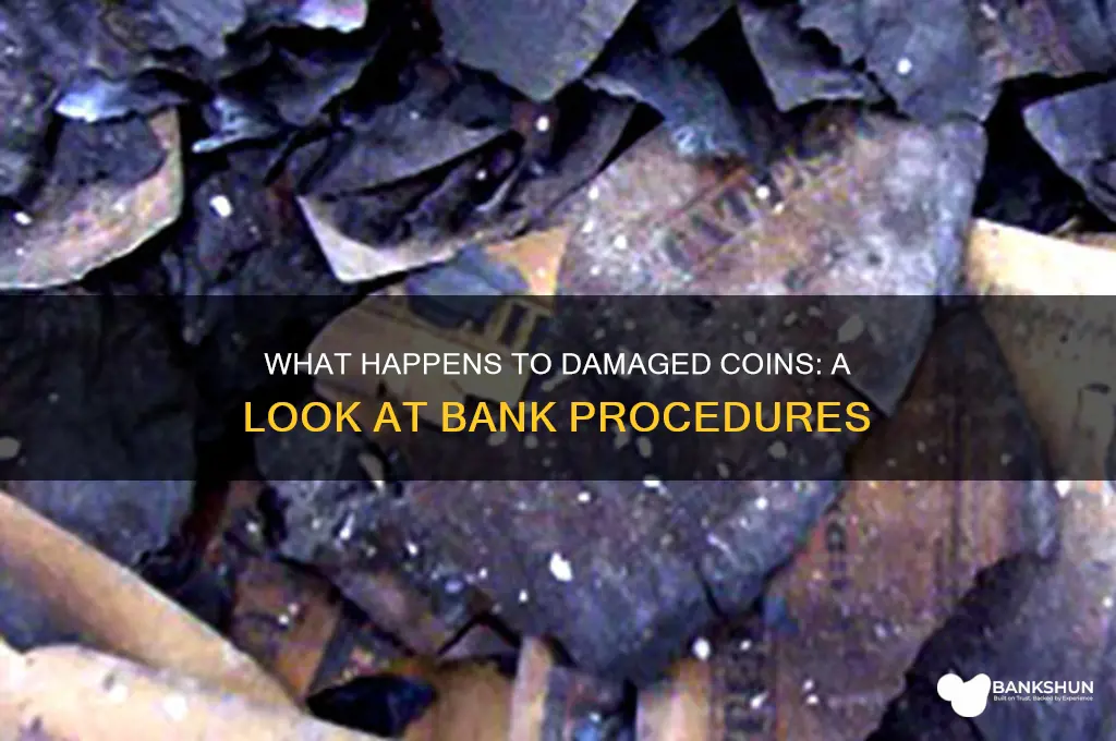 what do banks do with damaged coins