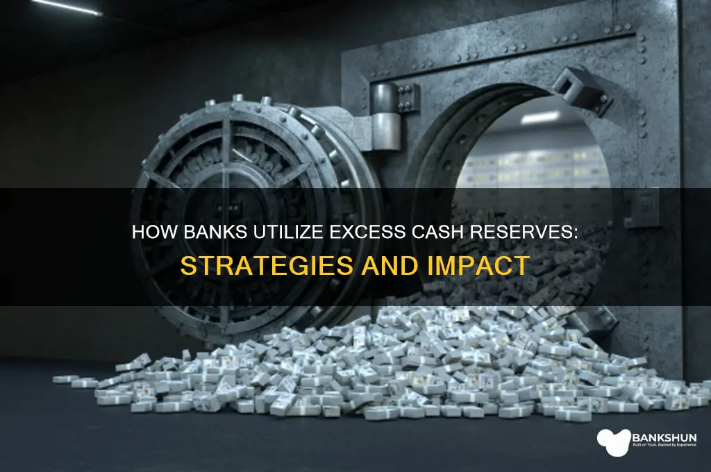 what do banks do with excess cash