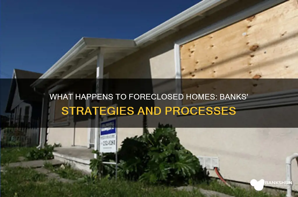 what do banks do with foreclosed homes