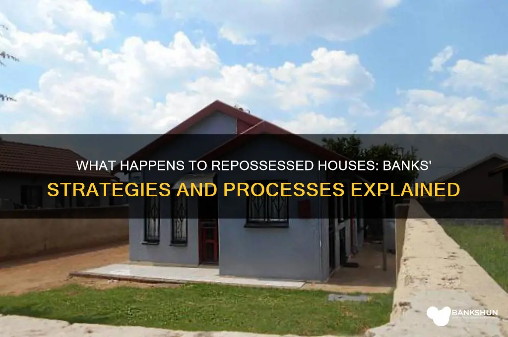 what do banks do with reposessed houses