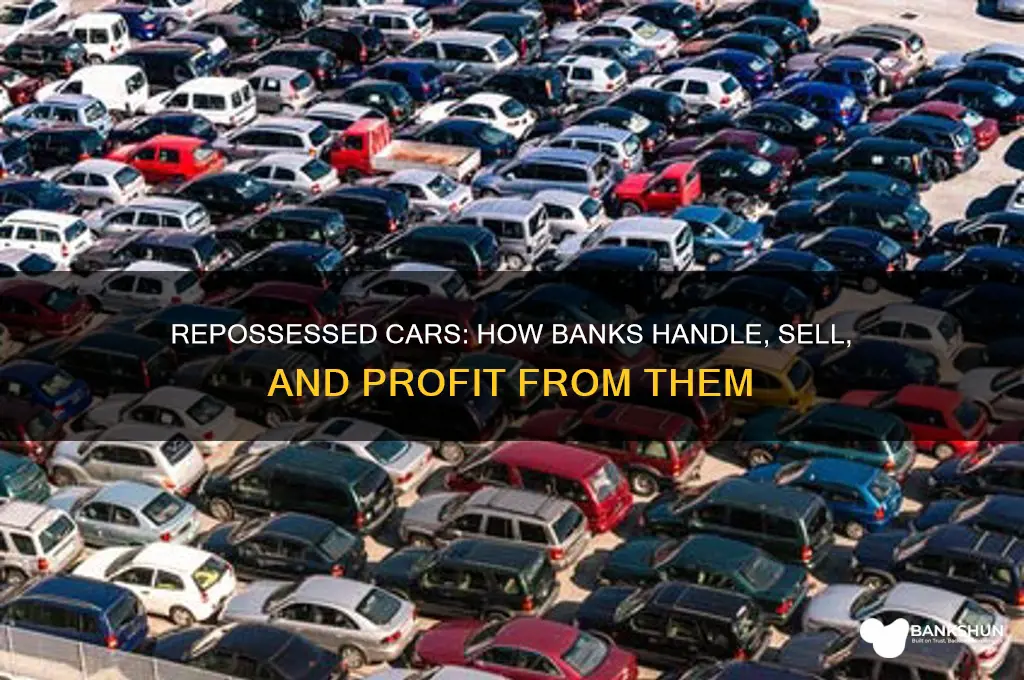 what do banks do with repossessed cars
