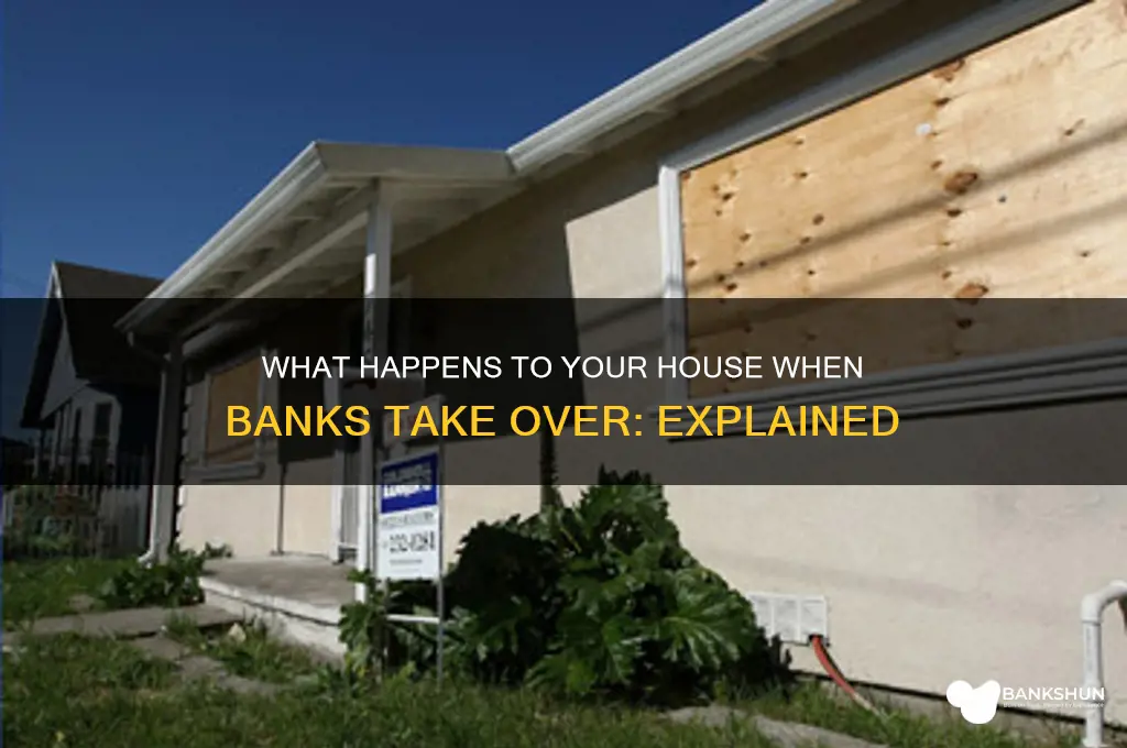 what do banks do with your house