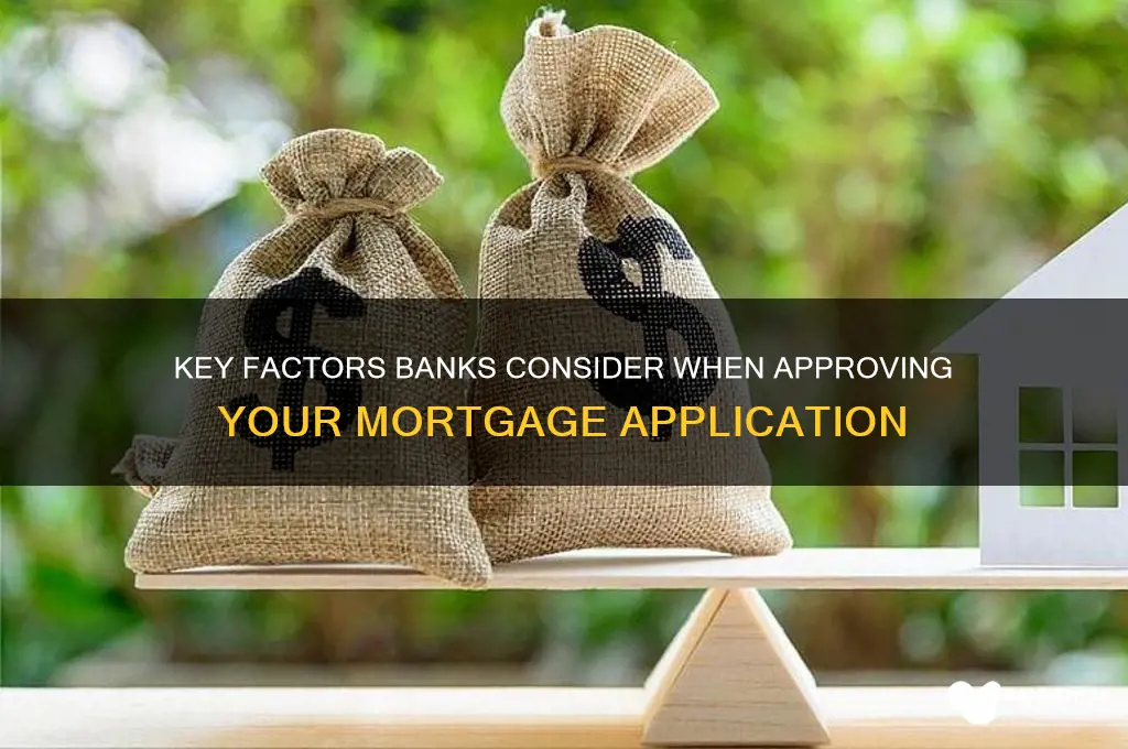 what do banks look at for mortgage
