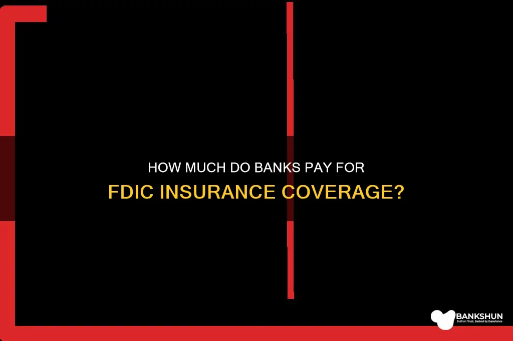 what do banks pay for fdic insurance