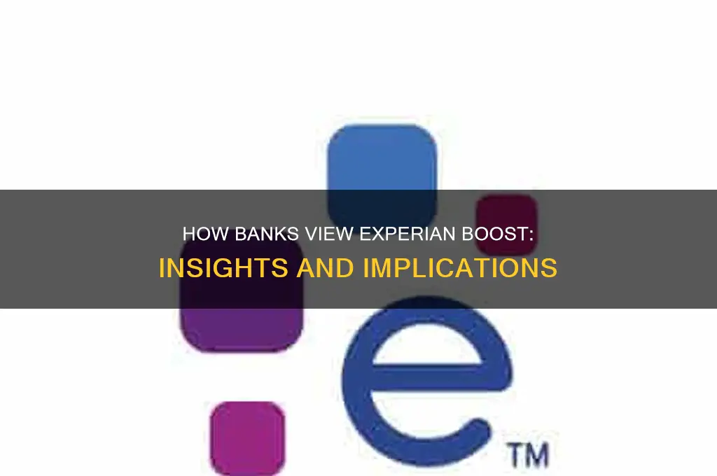 what do banks think of experian boost