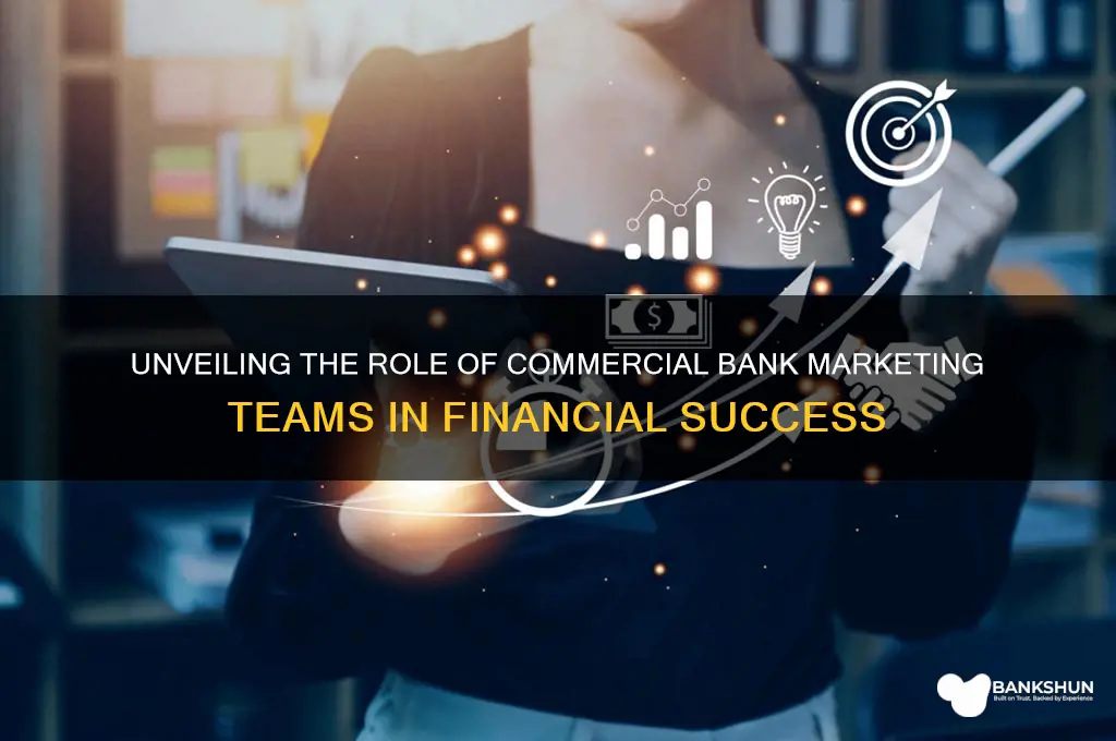 what do commercial bank marketing teams do