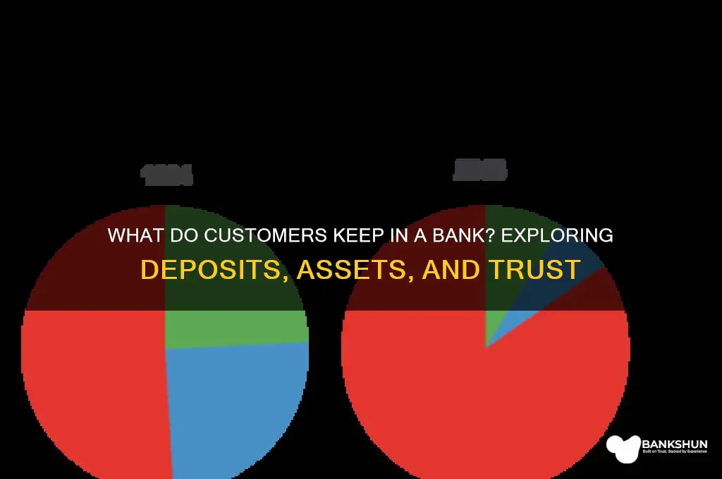 what do customers keep in a bank