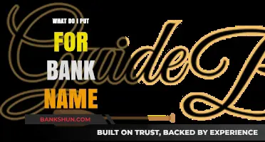 What to Enter for Bank Name: A Clear and Simple Guide