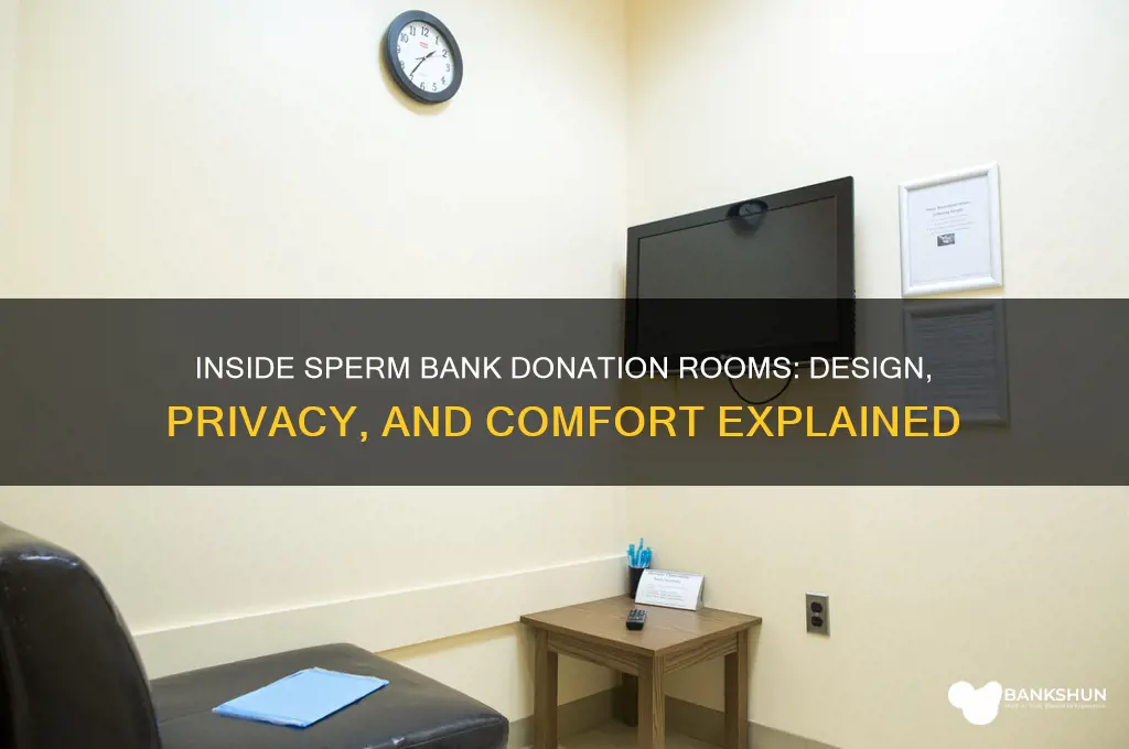 what do sperm bank rooms look like