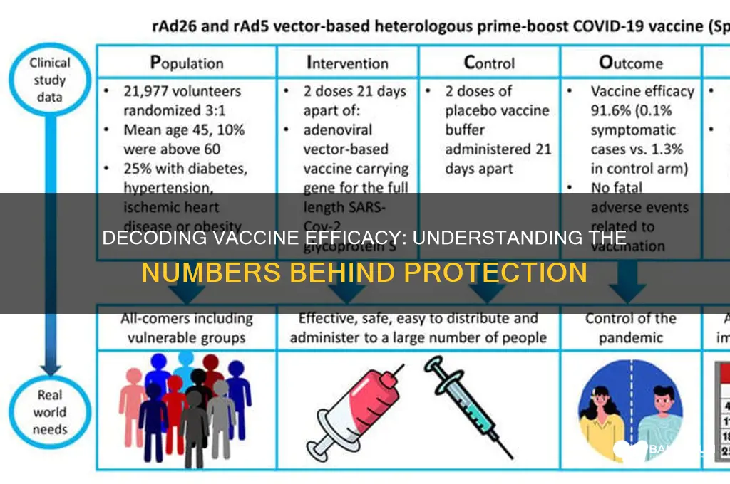 what do vaccine efficacy numbers actually mean