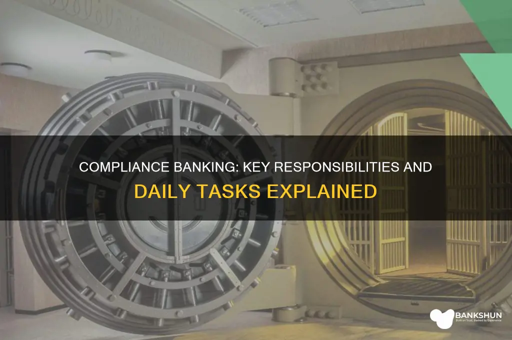 what do you do in compliance bank