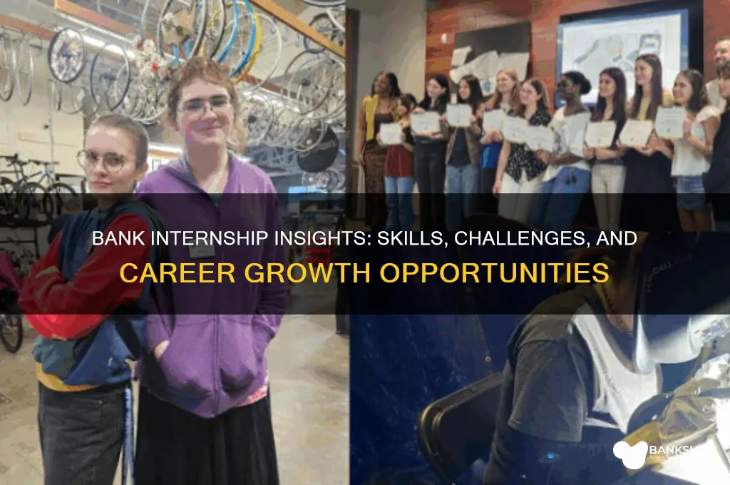 what do you learn in bank internship