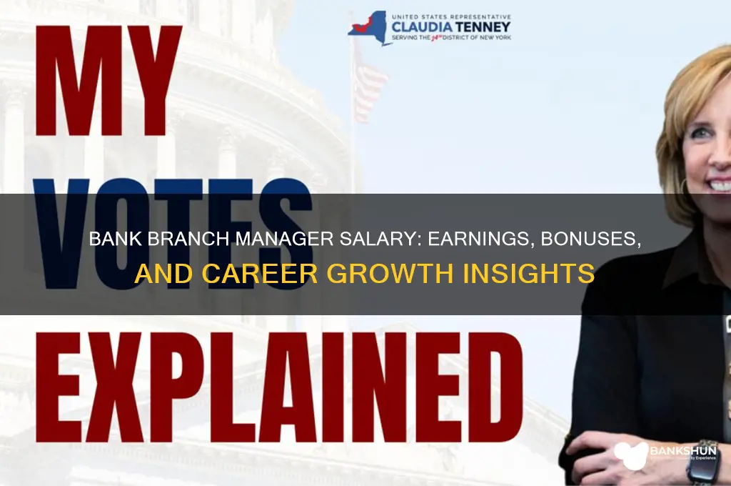 what does a bank branch manager earn