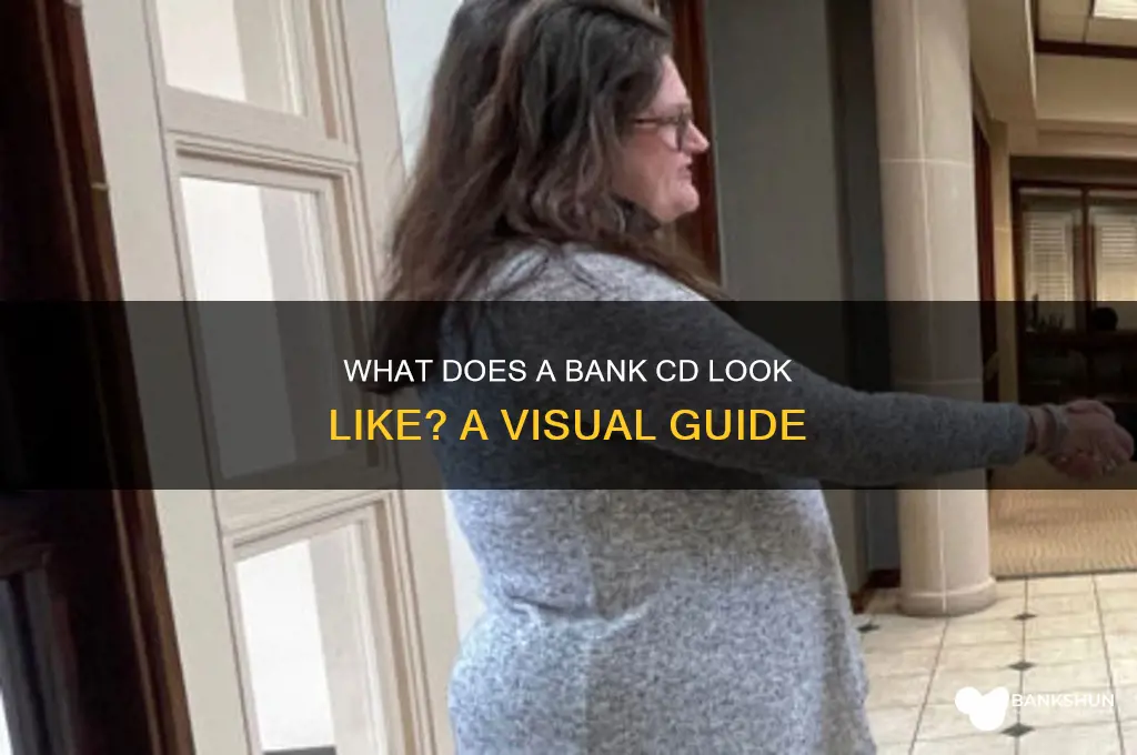 what does a bank cd look like