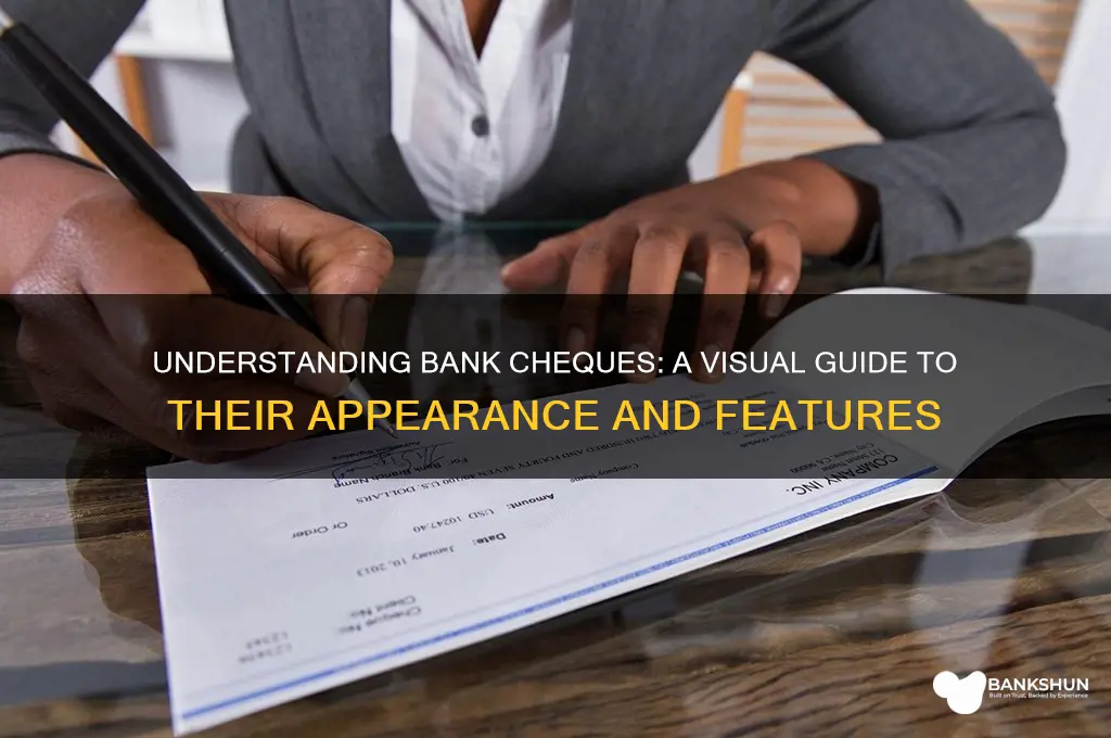 what does a bank cheque look like