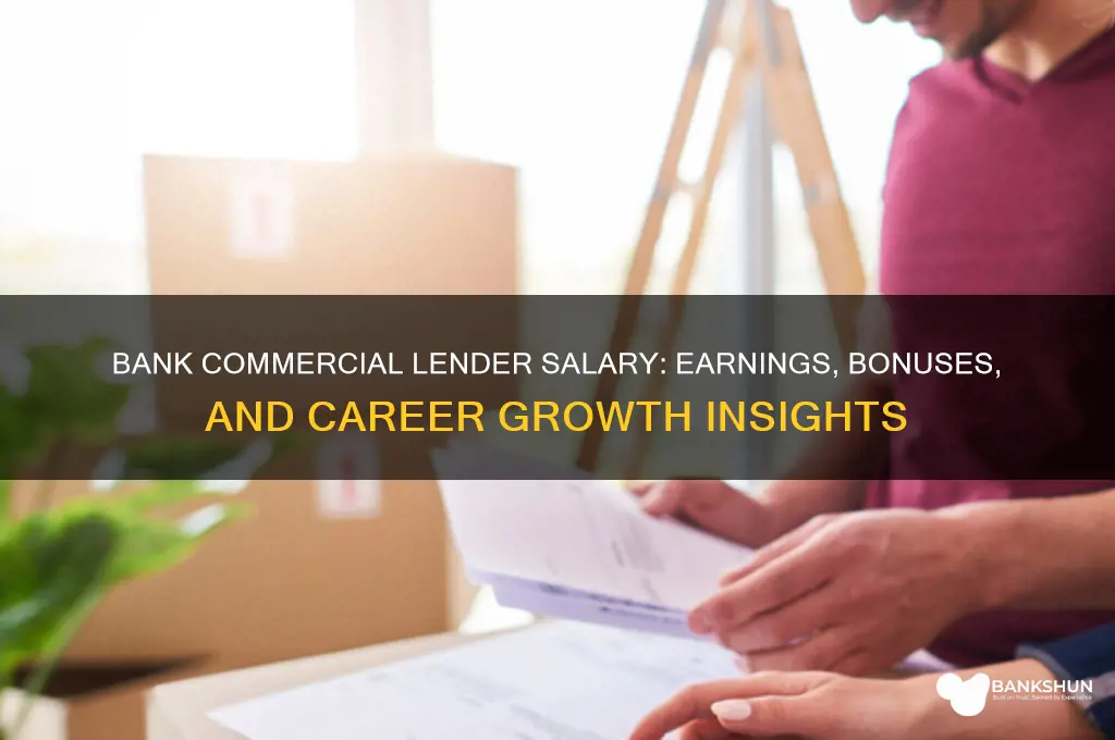 what does a bank commercial lender make